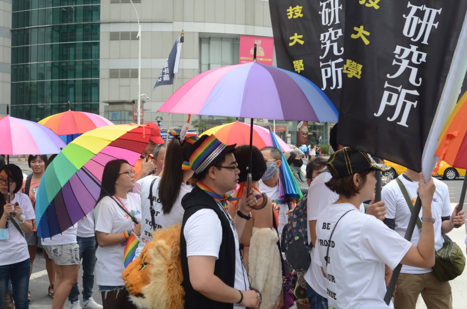 同志遊行畫雨傘