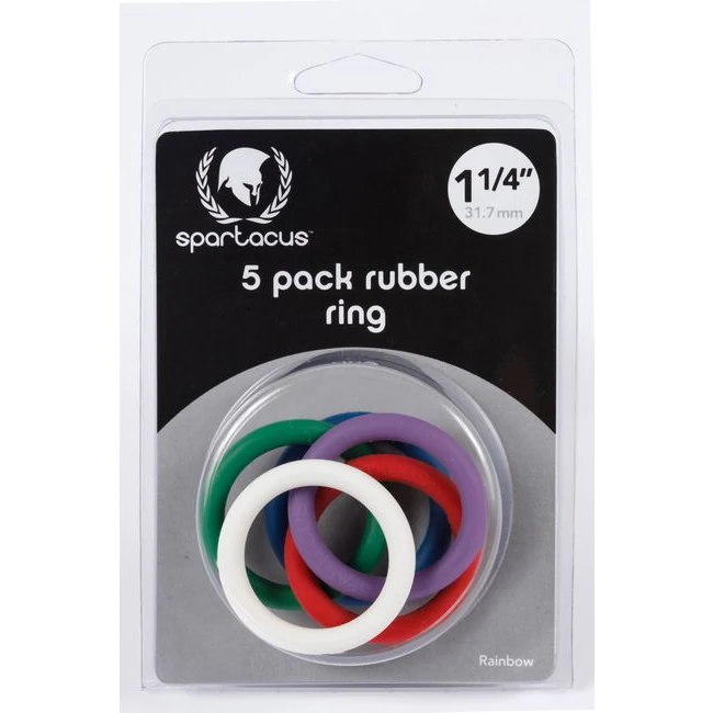 Soft C Rings Rainbow - Worn at the Base of the Penis and Testicles