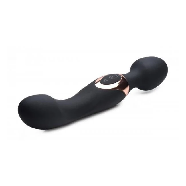10x Dual Duchess 2 In1 Silicone Massager Black - How It Feels