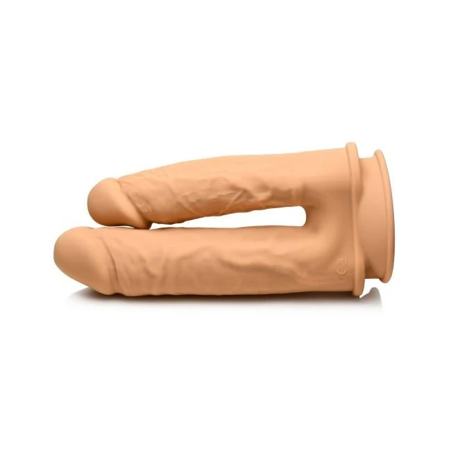 10x Silexpan Vibrating 6 and 7 Inch Double Dildo - Material & Feel