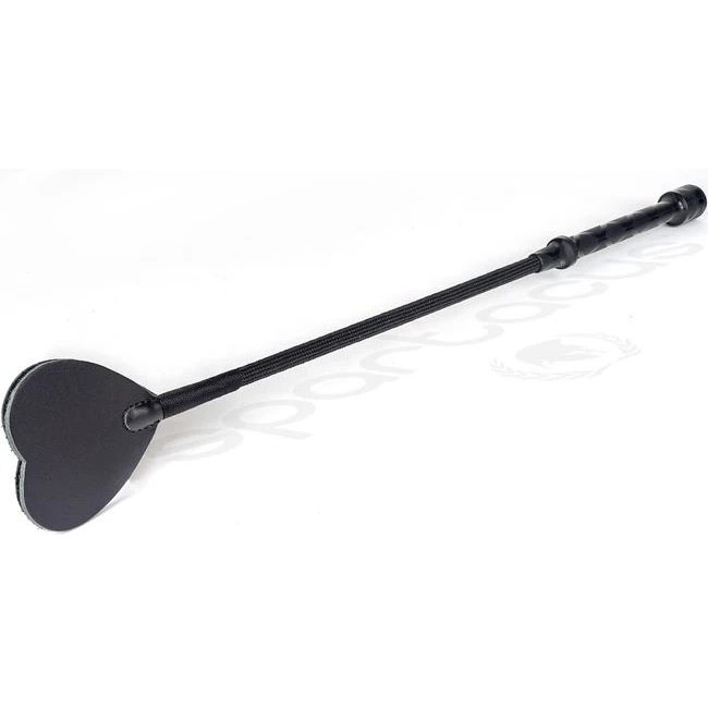 20in Flexi Crop- Black Heart Shape Leather Tip - Build & Quality