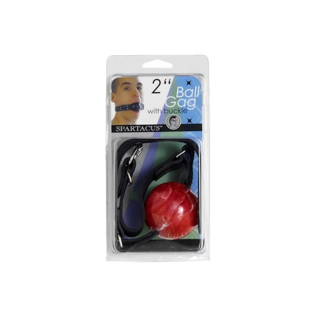 2in Red Ball Gag W/buckle - Materials