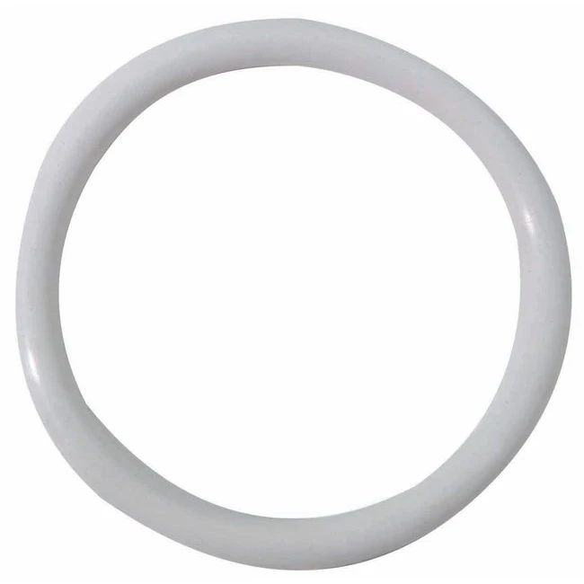 White Rubber Ring - Two diameters, one clean white band