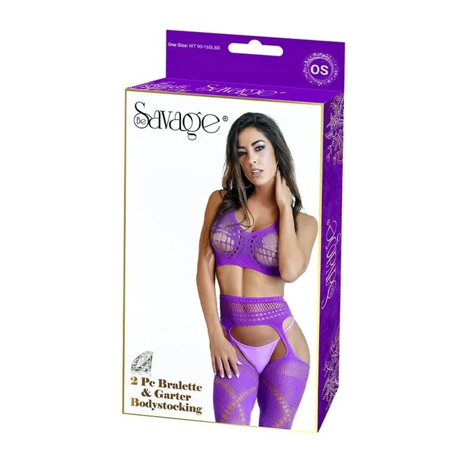 Bralette & Gartered Bodystocking - Fabric & Feel