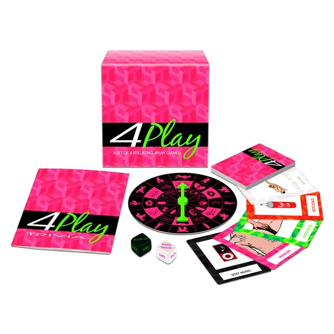 4 Play Game Set - Four Foreplay Games in One Box