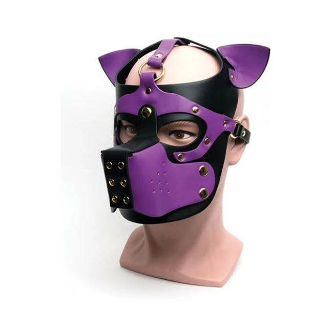 665 Bondage Pup Hood - Black/white - Build & Quality
