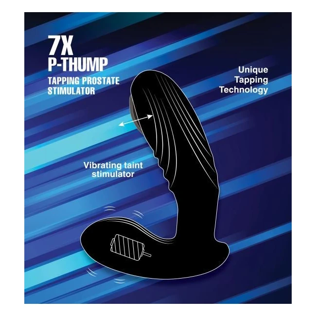 7x P-thump Tapping Prostate Stimulator - Vibration Modes