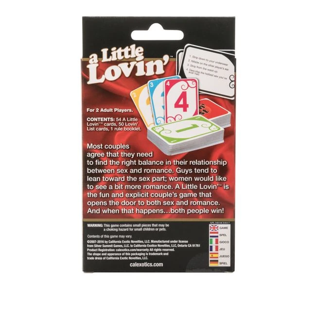 A Little Lovin Game - Overview