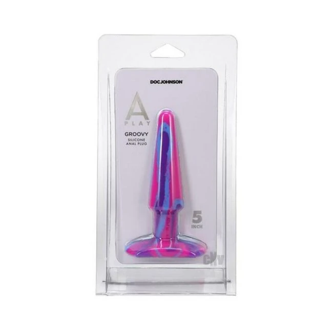 A-play Groovy. Silicone Anal Plug Berry - Shape & Comfort
