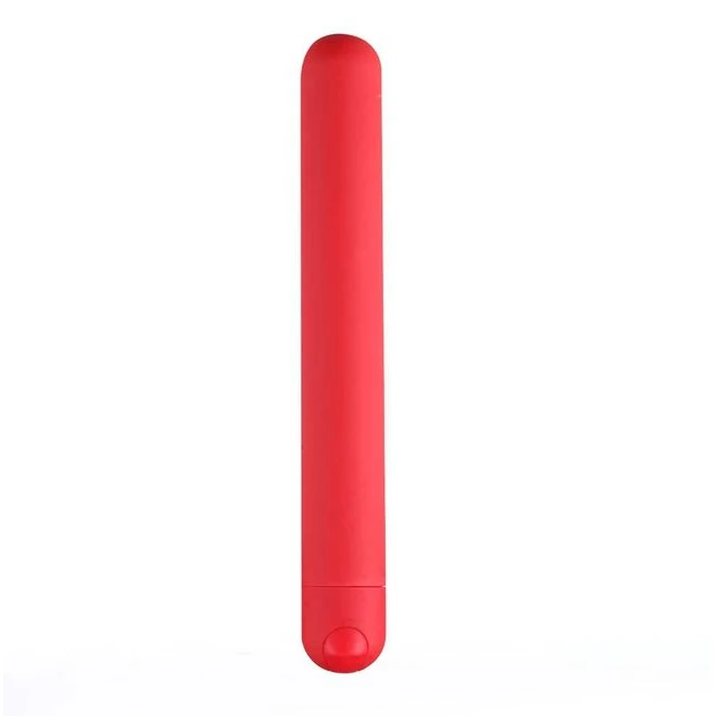 Abbie Long Rechargeable Bullet Red - Abbie Long Rechargeable Bullet Vibrator Red by Maia Toys