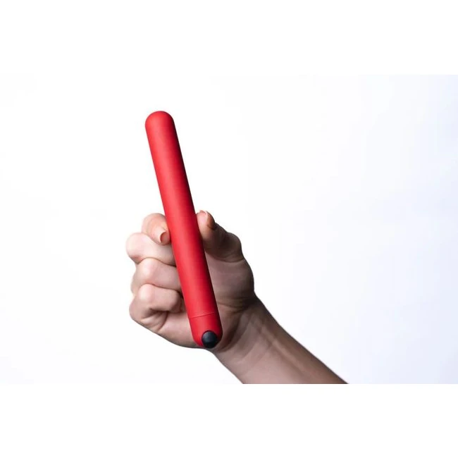 Abbie Long Rechargeable Bullet Red - Power & Performance