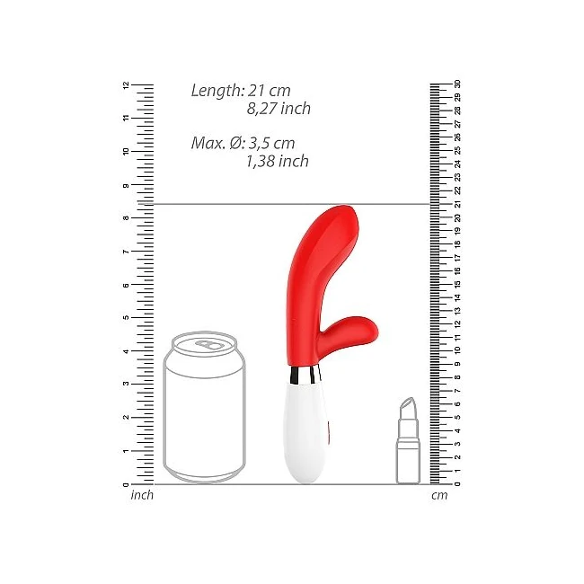 Achilles Ultra Soft Silicone 10 Speeds Red - Vibration Modes and Stimulation