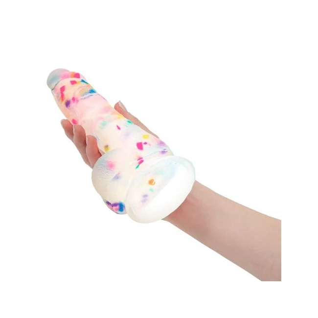 Addiction 100% Party Marty 7.5 in Frost & Confetti - Shape & Texture