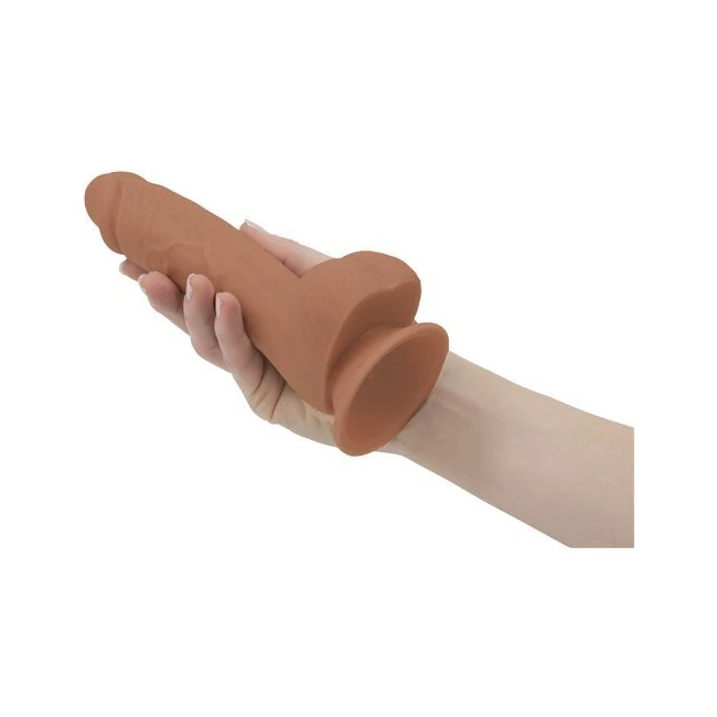 Addiction 100% Silicone Steven 7.5in Caramel - Material Feel & Benefits