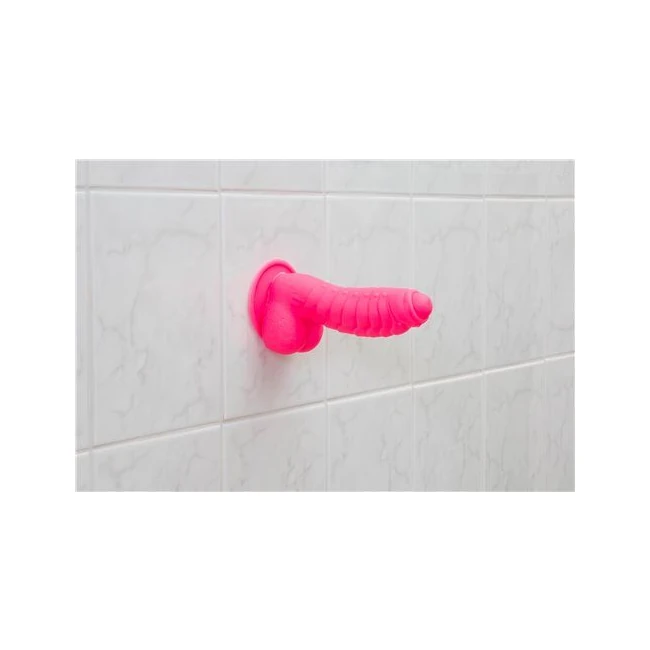 Addiction 100% Silicone Tom 7 Hot Pink " - Additional Features