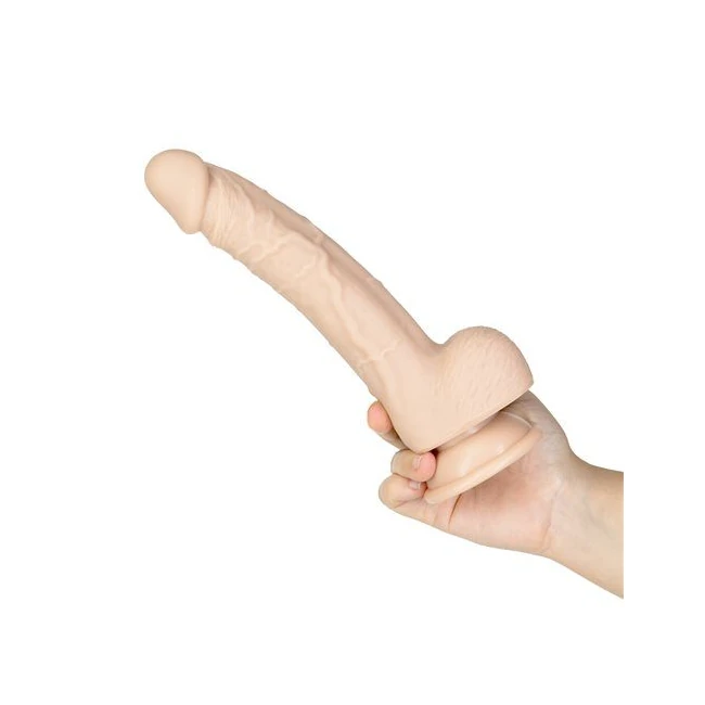 Addiction 100% Tristen 9in Silicone Collection Beige - Material Feel & Safety