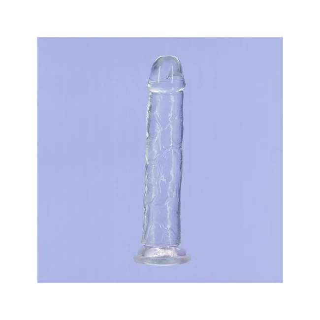 Addiction Crystal 9 Vertical Dong Clear Tpe W/ Bullet " - Experience the Clarity of the Addiction Crystal 9" Vertical Dong