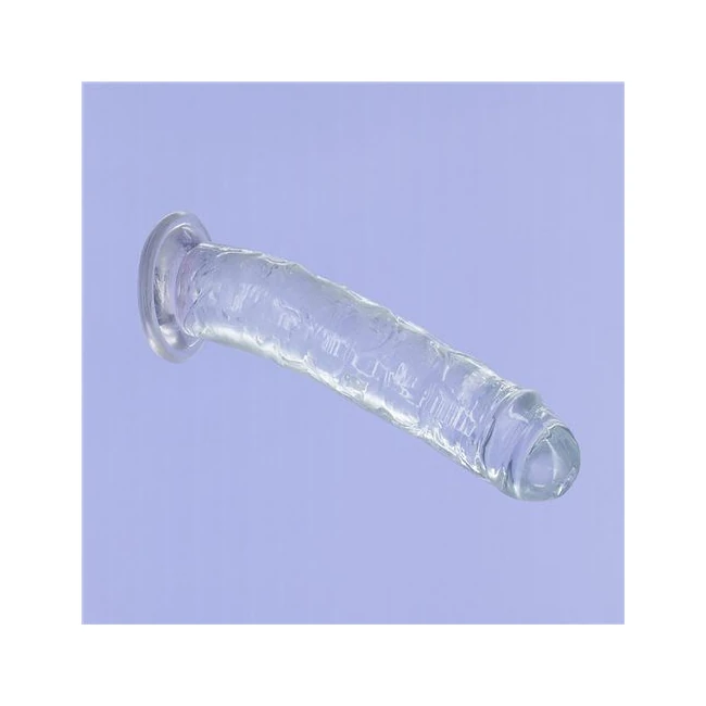 Addiction Crystal 9 Vertical Dong Clear Tpe W/ Bullet " - Power & Performance