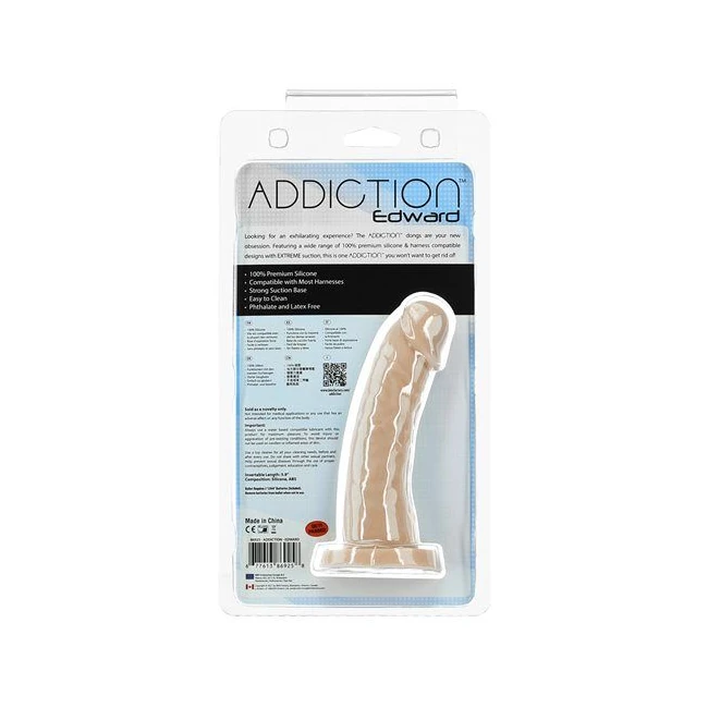 Addiction Edward 6in Curved Dong - Introducing the Addiction Edward 6-inch Curved Dong