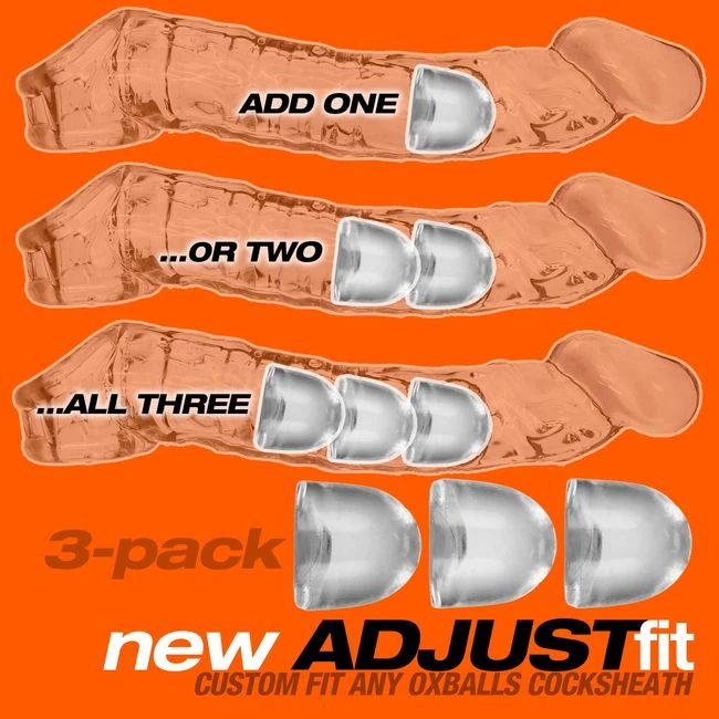 Adjustfit Inserts 3pk Clear - Material and Specifications