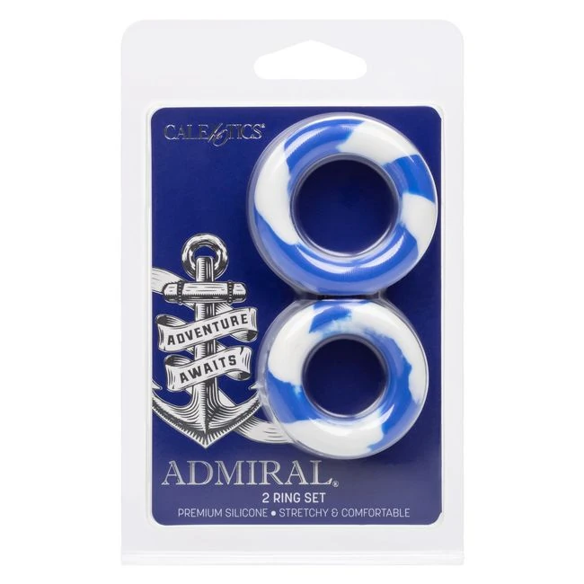 Admiral 2 Ring Set - Internal Texture & Stimulation Features