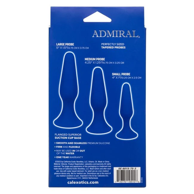 Admiral Anal Trainer Kit - Ergonomic Design and Material