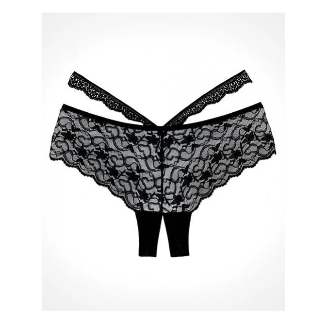 Adore Heartbreaker Panty Black O/s - Fabric & Feel