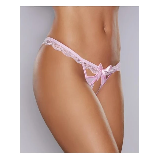 Adore Peach-y Lace & Mesh Open Panty - Fabric & Feel