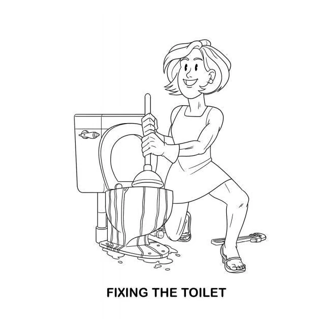 Adults Doing Adult Shit Coloring Book - Key Details