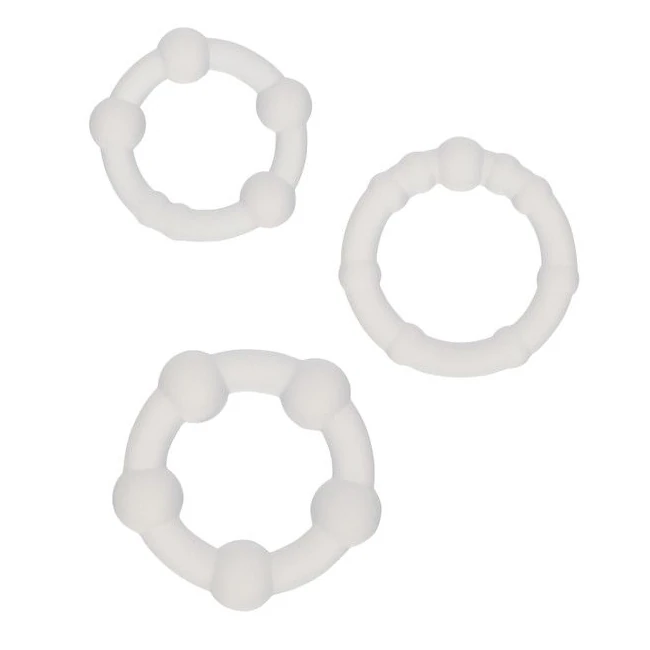 Alpha Liquid Silicone Beaded Rings - Overview