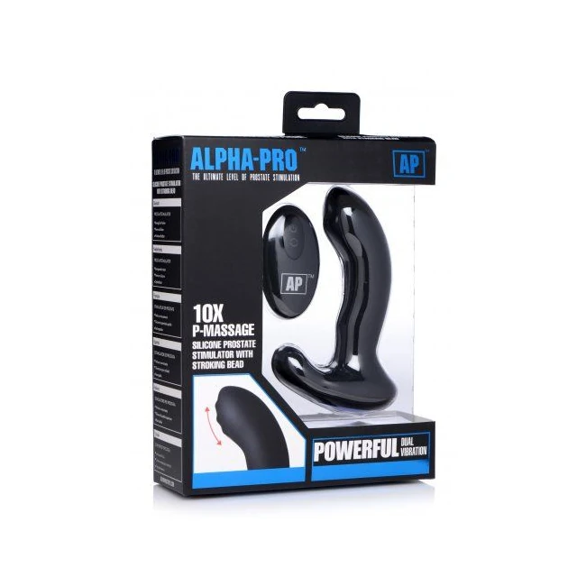 Alpha-pro 10x P-massage Moving Bead Prostate Stimulator - Included Components