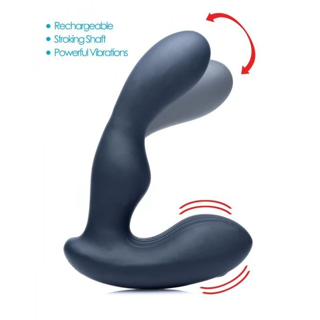 Alpha-pro 7x P-stroke Silicone Prostate Stimulator - Experience Unmatched Prostate Stimulation with the Alpha-pro 7x P-Stroke Silicone Prostate Stimulator