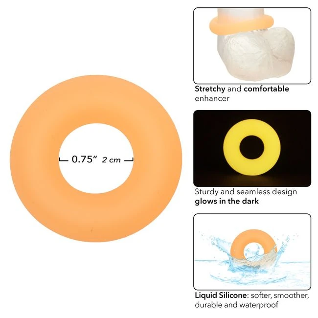 Alpha Prolong Ring Glow in the Dark - Two Shapes to Choose From