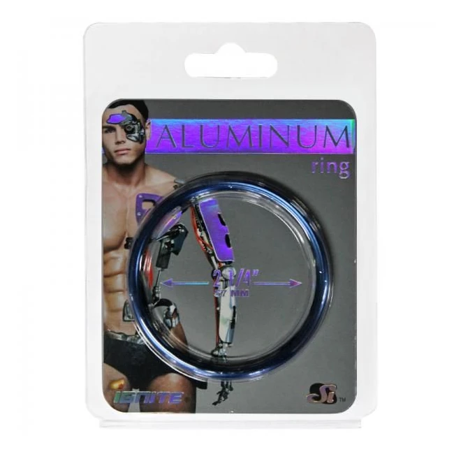 Aluminum Ring - Cobalt Blue - Overview