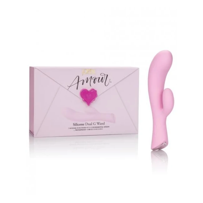 Amour Dual G Wand Pink Rabbit Vibrator - Vibration Modes