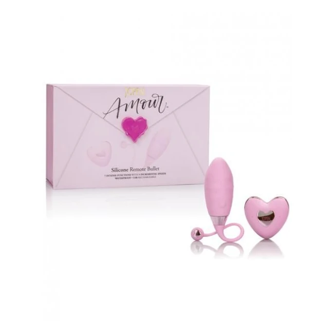Amour Remote Bullet Vibrator Pink - Vibration Modes
