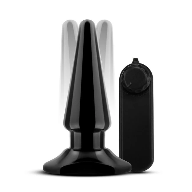 Anal Adventures Basic Vibrating Anal Pleaser Black - Product Overview