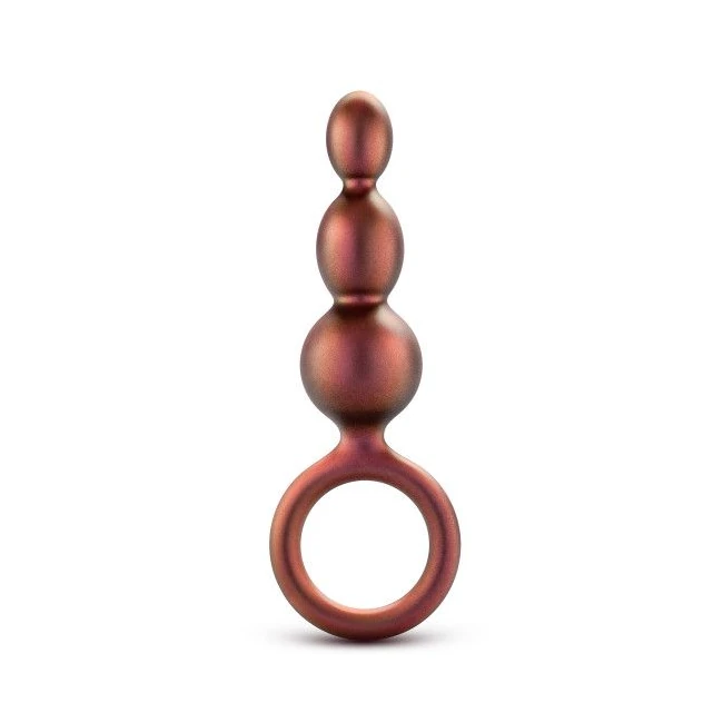 Anal Adventures Matrix Beaded Loop Plug Copper - Solo or Couples Play