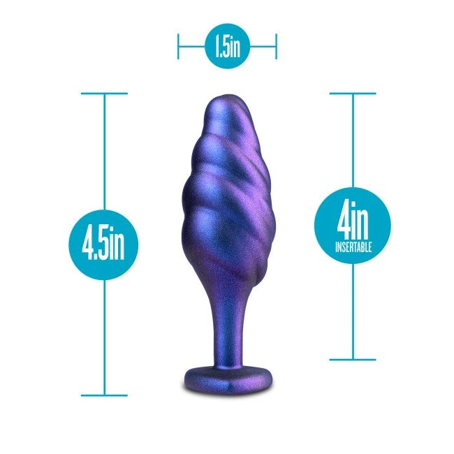 Anal Adventures Matrix Bumped Bling Plug Sapphire - Material & Safety