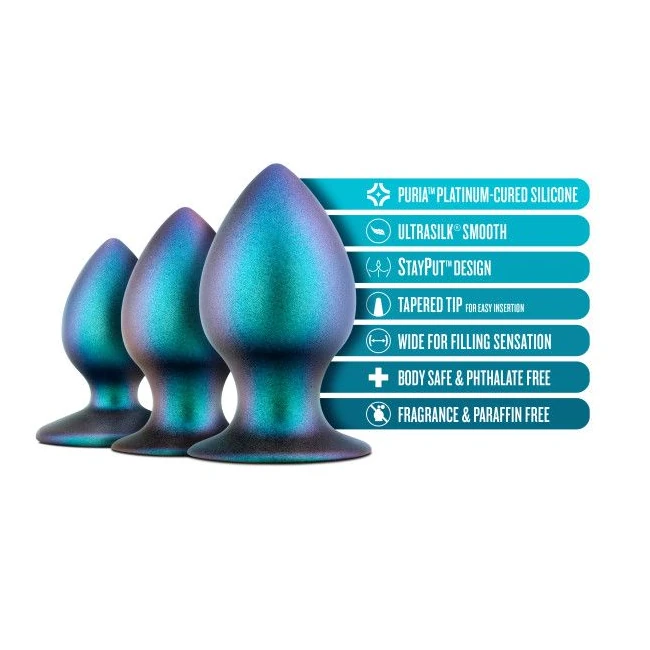 Anal Adventures Matrix Meta Verse Plug Kit Dark Milennia - Experience Interstellar Pleasure with the Anal Adventures Matrix Meta Verse Plug Kit Dark Milennia