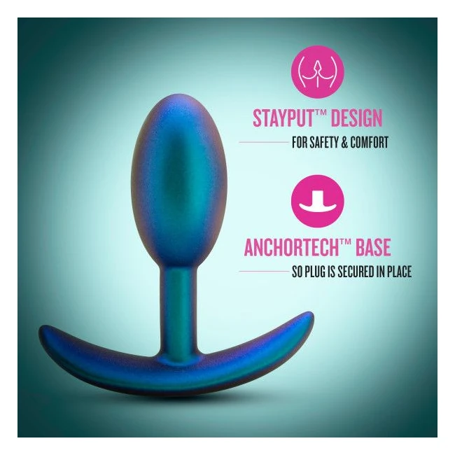 Anal Adventures Matrix Nebula Plug Lunar Blue - Fit, Size and Secure Wear