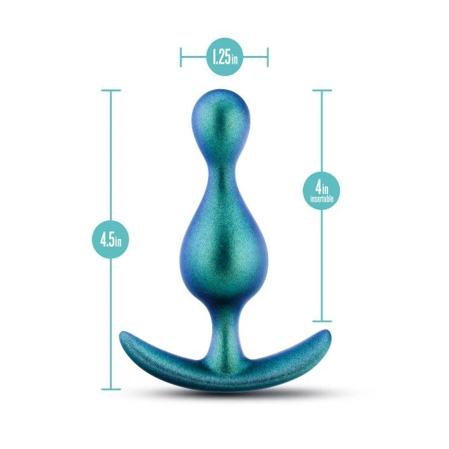 Anal Adventures Matrix Photon Plug Neptune Teal - Material & Safety