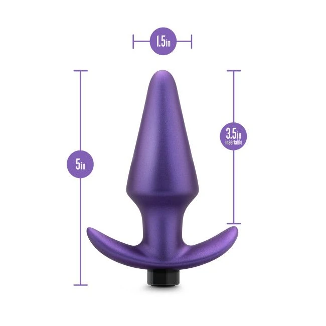 Anal Adventures Matrix Plug Interstellar Astro Violet - Design & Material Details