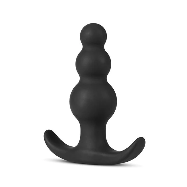 Anal Adventures Platinum Beaded Plug Black - Material & Safety