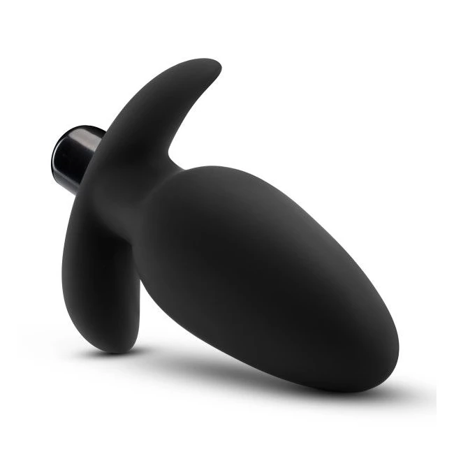 Anal Adventures Platinum Silicone Saddle Plug Black - Power & Performance