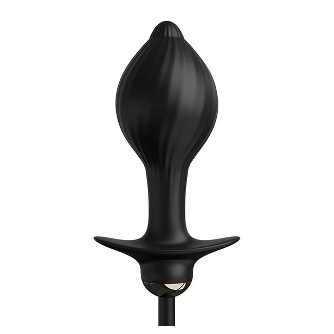Anal Fantasy Elite Auto-throb Inflatable Plug Black - Vibration Modes and Auto-Throb Functionality