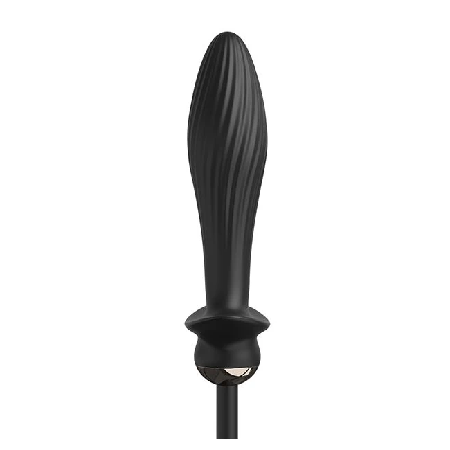 Anal Fantasy Elite Auto-throb Inflatable Plug Black - Power & Performance