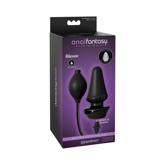 Anal Fantasy Elite Inflatable Silicone Butt Plug - Material & Safety