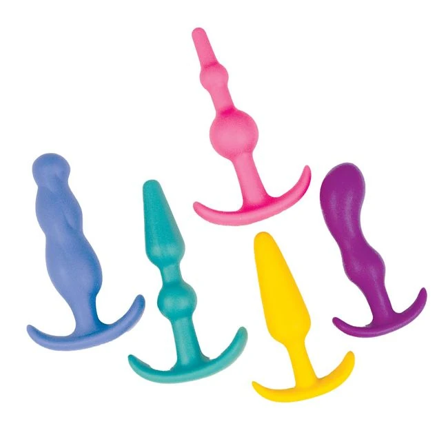 Anal Lovers Kit Multicolored - Five Plugs in a Graduated Range