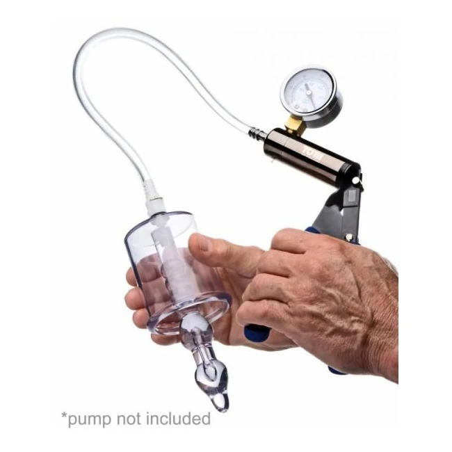 Anal Pump Cylinder with Stimulator Shaft - Shape & Comfort